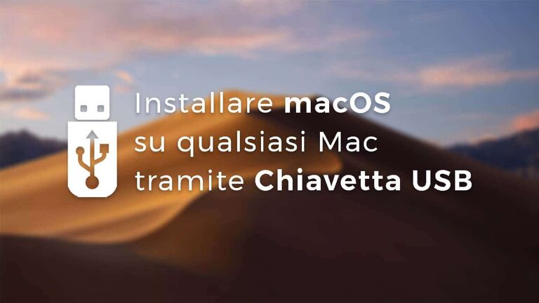 installare macOS tramite USB
