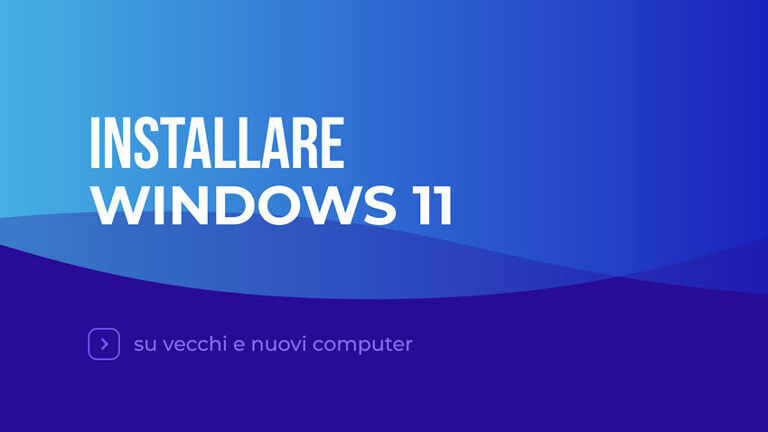 installare windows11 12