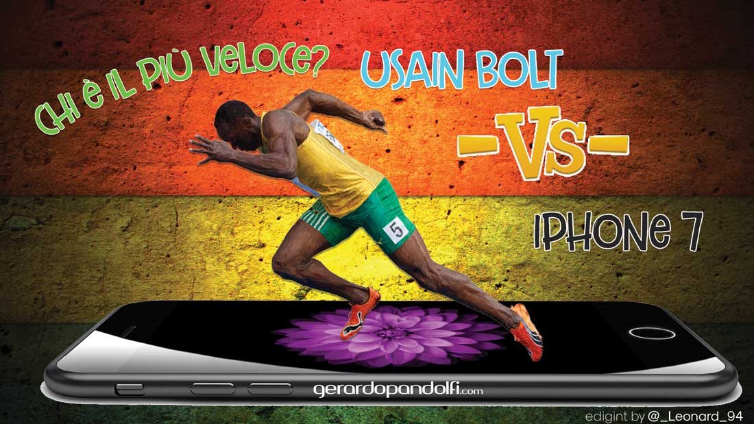 Usain Bolt vs iPhone 7, chi sarà il più Veloce?